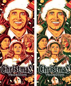 Illustration Christmas Vacation Poster paint by number