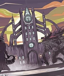 Illustration Bloodborne Game paint by number