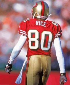 Jerry Rice paint by number
