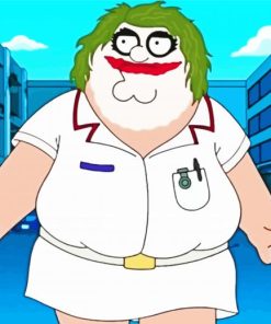 Joker Peter Griffin paint by number