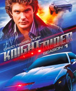 Knight Rider Poster paint by number