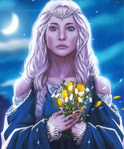 Lord Of The Rings Galadriel Character paint by number