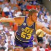 Mark Eaton Basketball Player paint by number