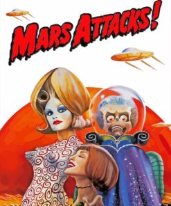 Movie Mars Attack paint by number