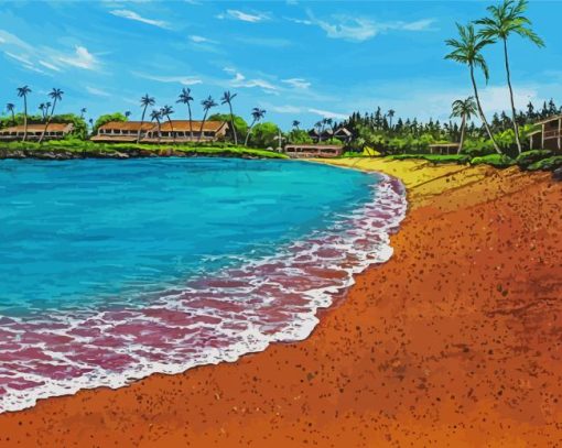 Napili Hawaii paint by number