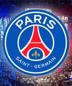Paris Saint Germain Football Club Logo paint by number