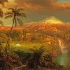 Passing Shower In The Tropics By Frederic Edwin Church paint by number
