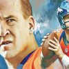 Peyton Manning Art paint by number