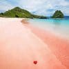 Pink Sand Beach Komodo Island paint by number