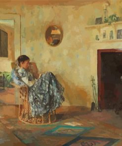 Rainy Day Frank Weston Benson paint by number