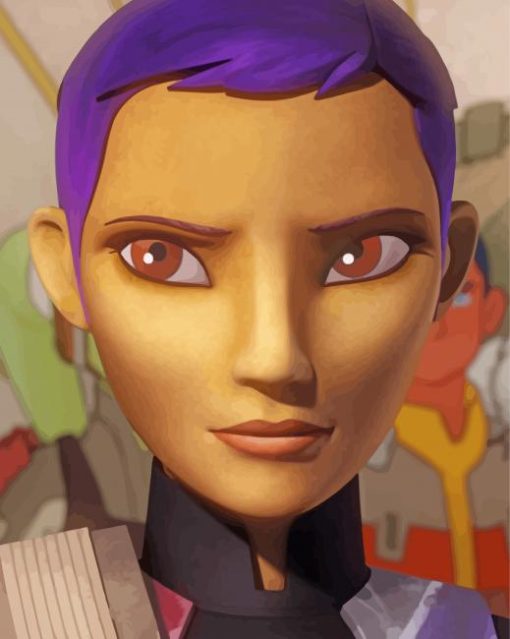 Sabine Wren paint by number