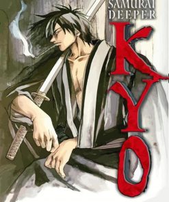 Samurai Deeper Kyo Anime Poster paint by number