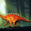 Stegosaurus Dinosaur paint by number