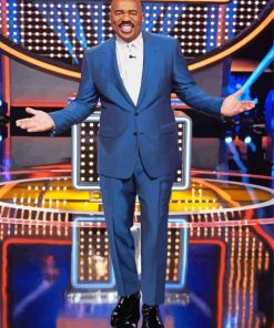 Steve Harvey Celebrity Family Feud paint by number
