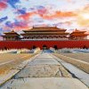 Sunset At Forbidden City paint by number