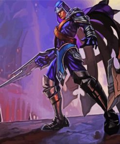 Talon The Blades Shadow paint by number