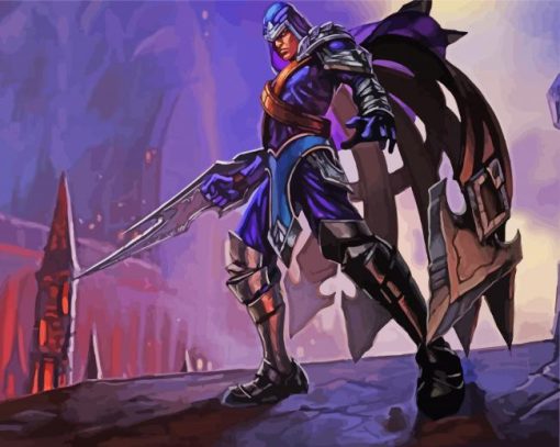 Talon The Blades Shadow paint by number