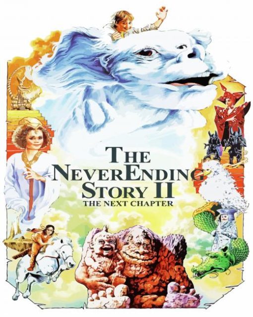 The Neverending Story Film Poster paint by number