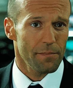 The Transporter Movie Character paint by number