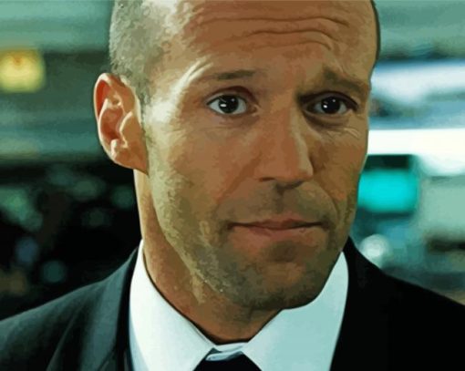 The Transporter Movie Character paint by number