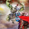 Thor Ragnarok Fight paint by number