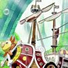Thousand Sunny One Piece Anime paint by number