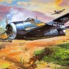 WW2 Planes paint by number