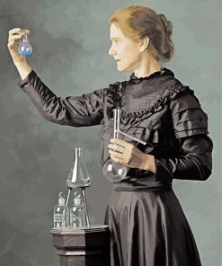 Aesthetic Maria Curie paint by number