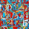 Aesthetic Jasper Johns paint by number