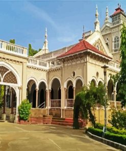 Aga khan Palace Pune paint by number