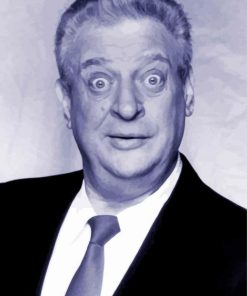 Black And White Comedian Rodney Dangerfield paint by number