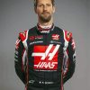 Car Racer Romain Grosjean paint by number