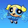 Cute Bubbles Powerpuff paint by number