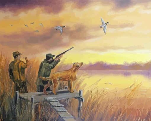 Duck Hunters paint by number