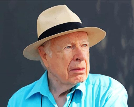 Film Director Peter Brook paint by number