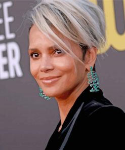 Halle Berry Actress paint by number