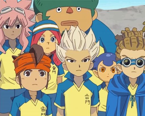 Inazuma Eleven Characters paint by number