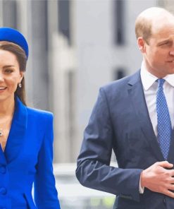 kate Middleton And Prince William paint by number