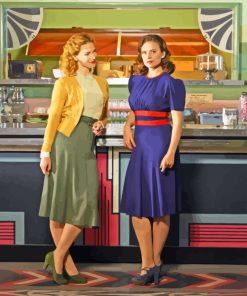Marvel Agent Carter Characters paint by number