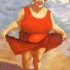 Old Fat Woman paint by number