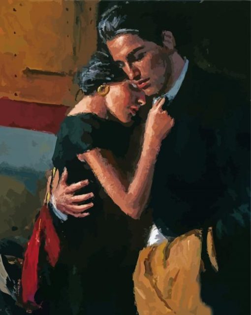 Romantic Couple Fabian Perez paint by number