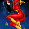 Spiderwoman Art paint by number