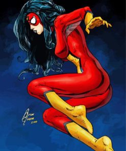 Spiderwoman Art paint by number