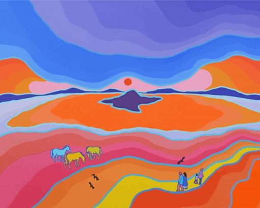 Ted Harrison paint by number