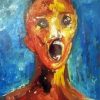 The Anguished Man Art paint by number