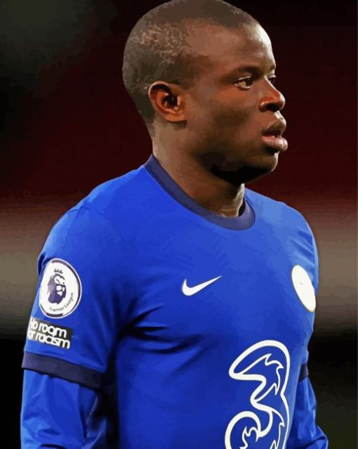 The Football Player Kante paint by number