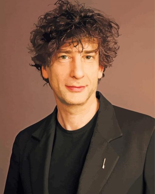 The Writer Gaiman paint by number