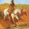 Vintage Cowboys In Arizona Art paint by number
