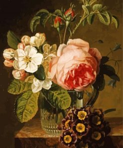 Vintage Old Masters Flowers paint by number