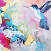 Abstract Hummingbird paint by number